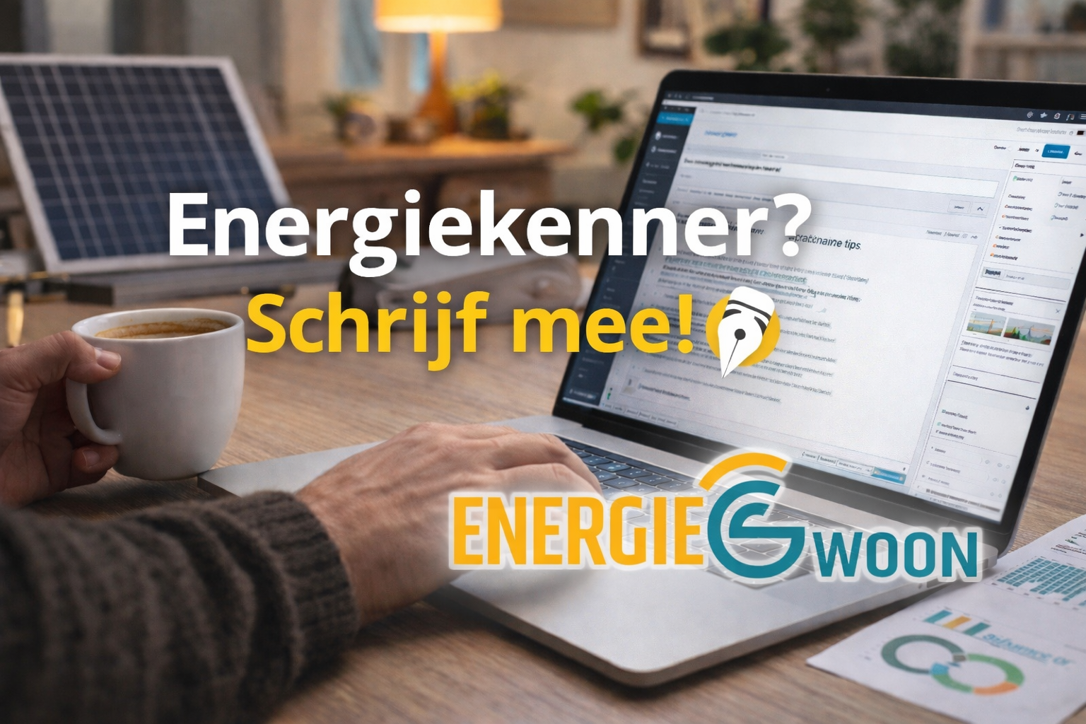 Ben jij een energiekenner? Schrijf mee op EnergieGewoon.nl